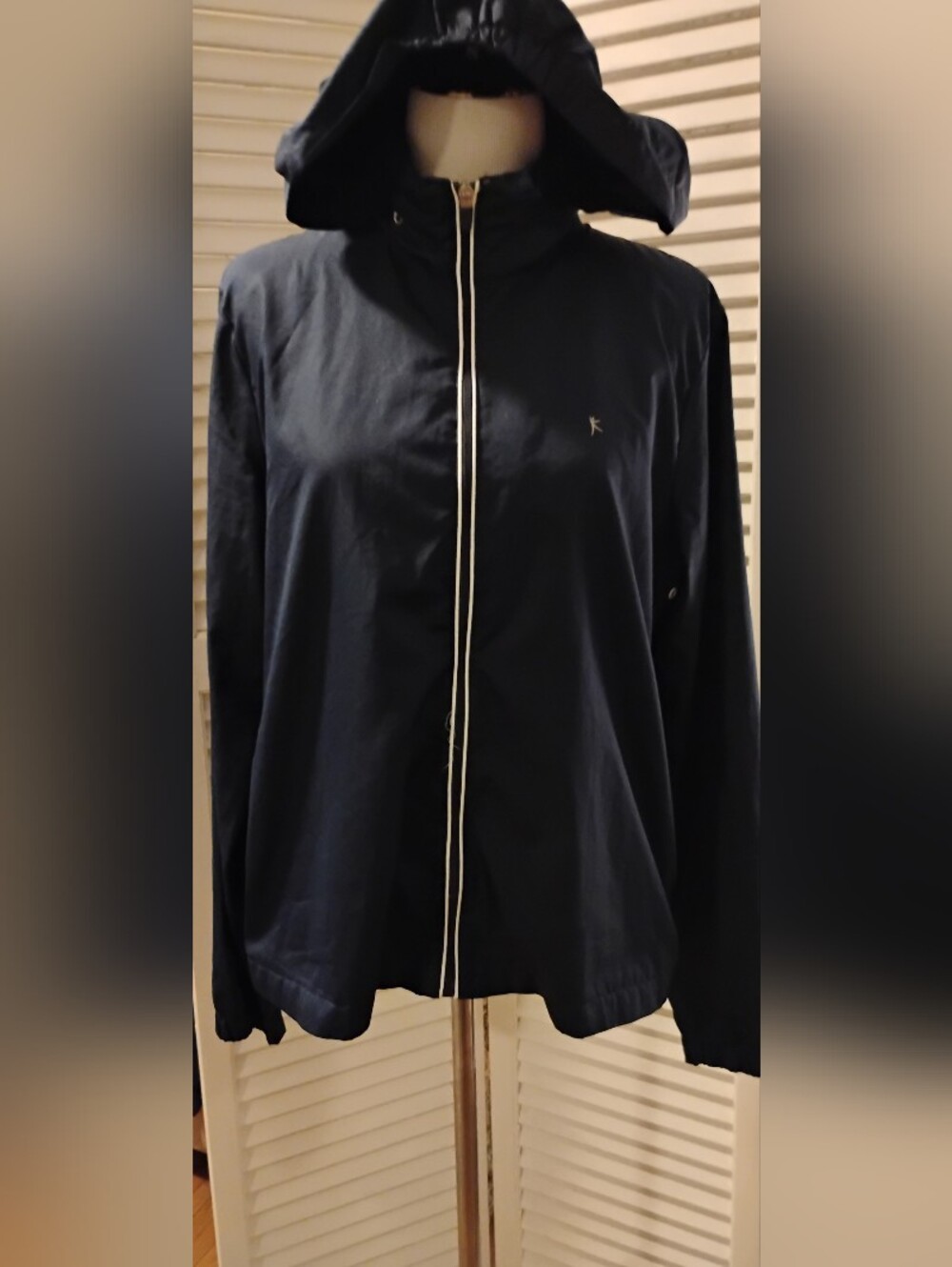 Danskin Now Active Full Zip Hooded Lightweight Jacket